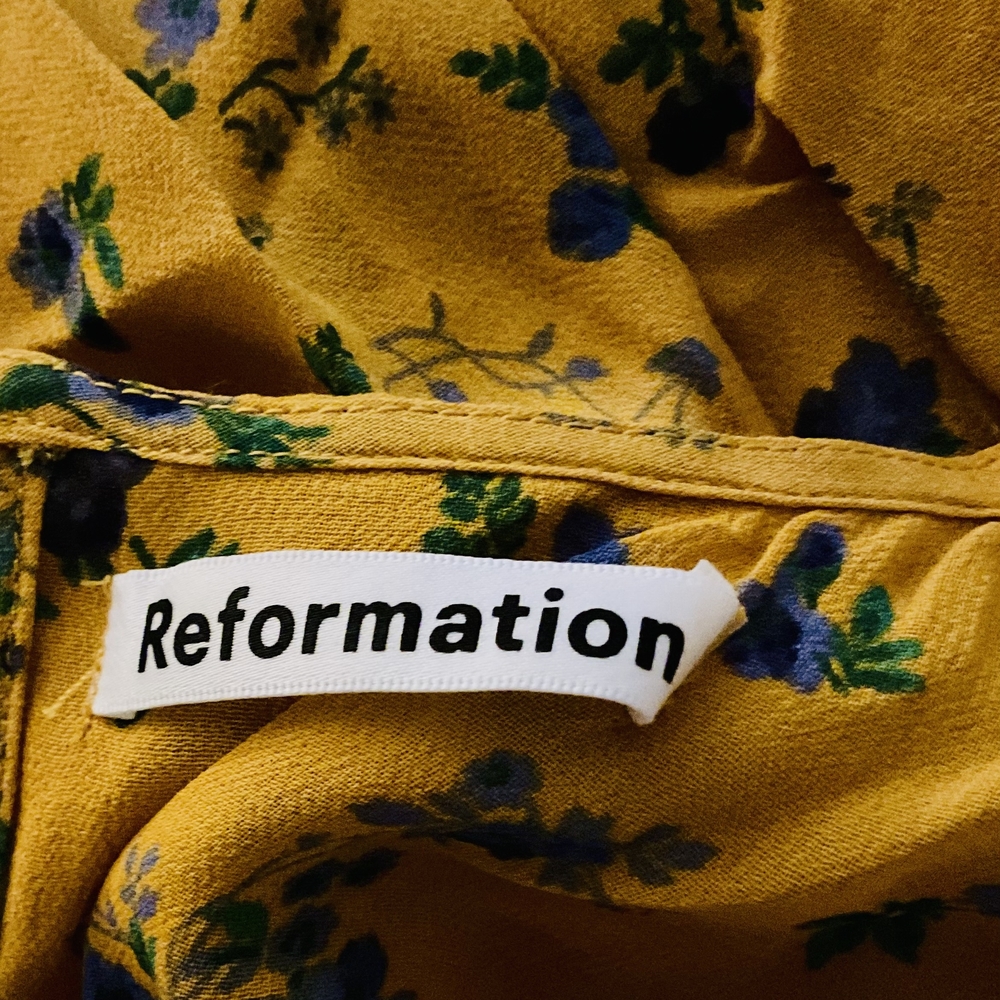 Reformation Very Beautiful Maxi Dress With Pretty Floral Print. - Picture 11 of 12
